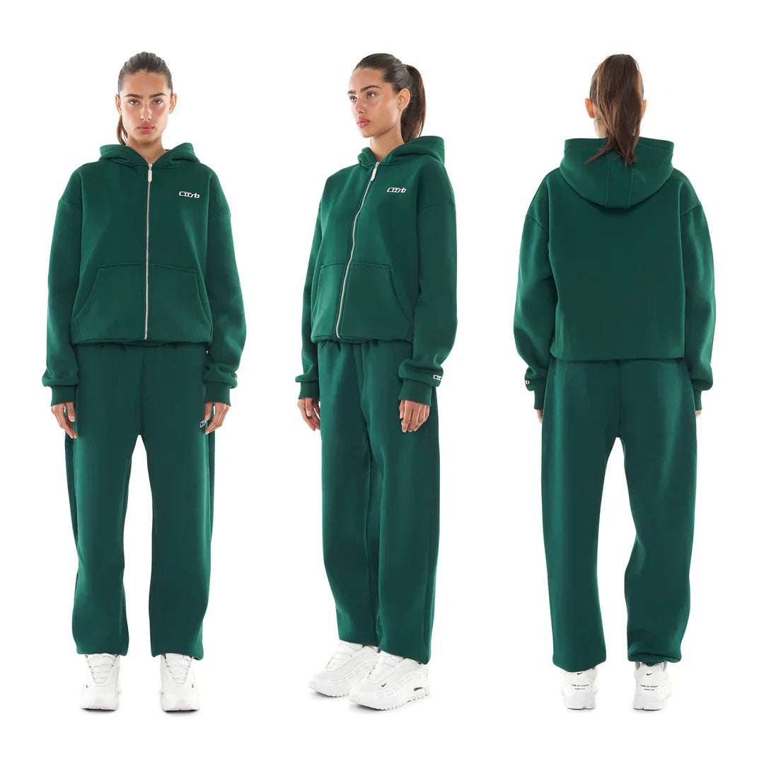 ZIP-UP DARK GREEN