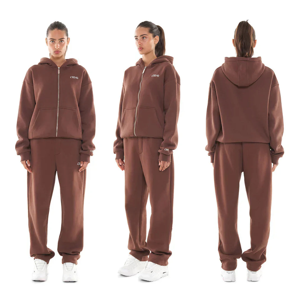 ZIP-UP BROWN